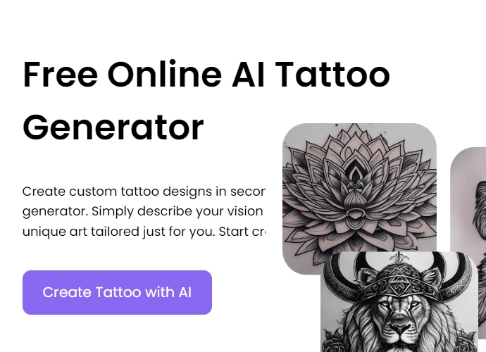 Бесплатный онлайн-генератор эскизов тату от ИИ тату | Free Online AI Tattoo Generator